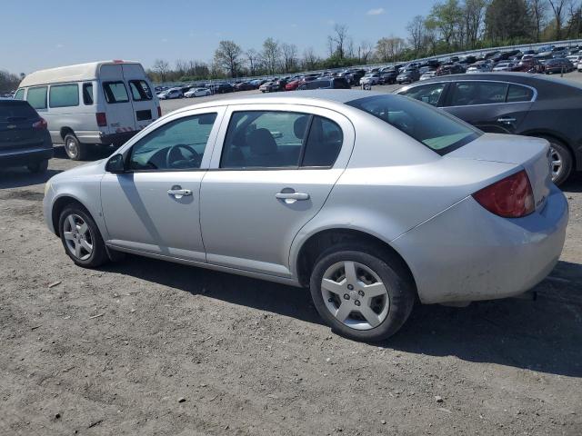 1G1AK55F277111488 - 2007 CHEVROLET COBALT LS SILVER photo 2