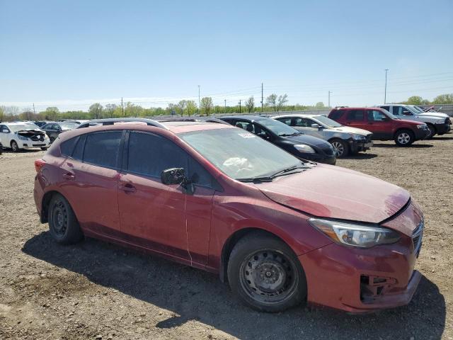 4S3GTAD65J3718010 - 2018 SUBARU IMPREZA PREMIUM PLUS RED photo 4