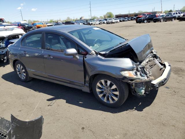 1HGFA15819L017561 - 2009 HONDA CIVIC EX GRAY photo 4