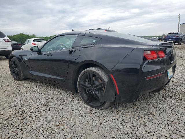 1G1YB2D7XH5117396 - 2017 CHEVROLET CORVETTE STINGRAY 1LT BLACK photo 2