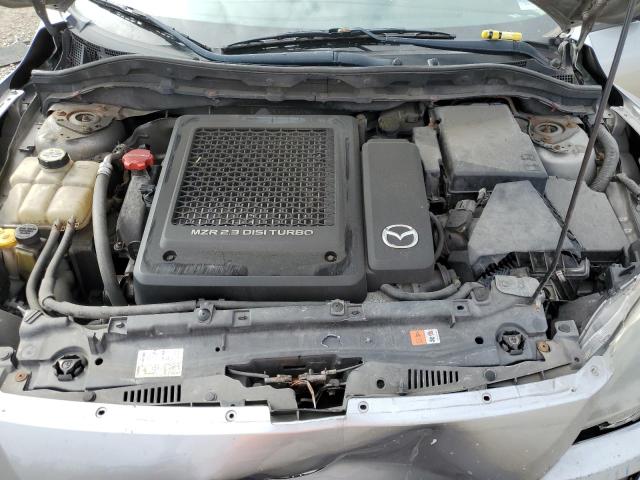 JM1BL1L46C1597738 - 2012 MAZDA SPEED 3 SILVER photo 11