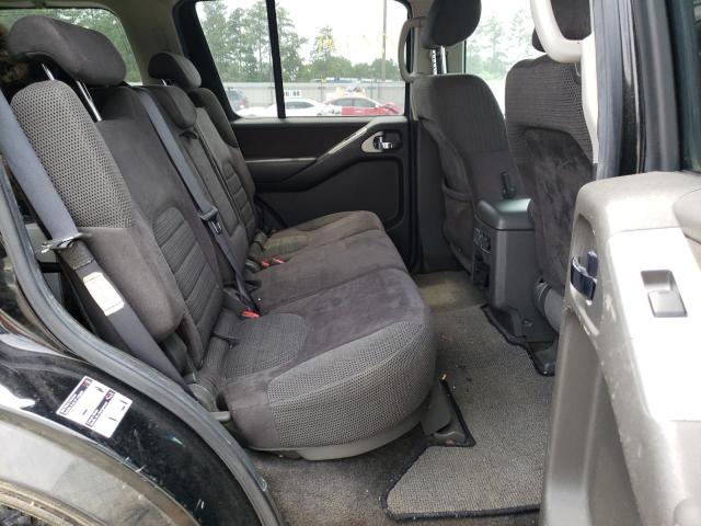 5N1AR18W45C763679 - 2005 NISSAN PATHFINDER LE შავი ფოტო 6