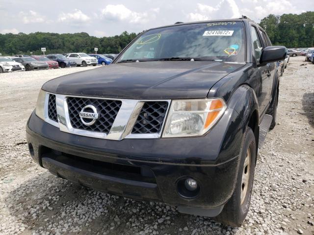 5N1AR18W45C763679 - 2005 NISSAN PATHFINDER LE შავი ფოტო 9