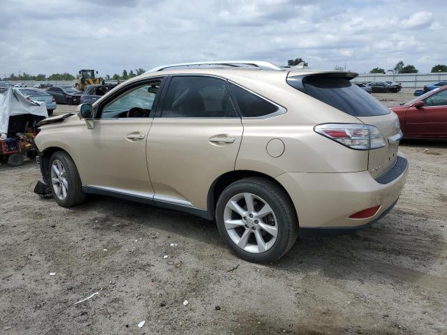 2T2ZK1BA6AC022827 - 2010 LEXUS RX 350 GOLD photo 2