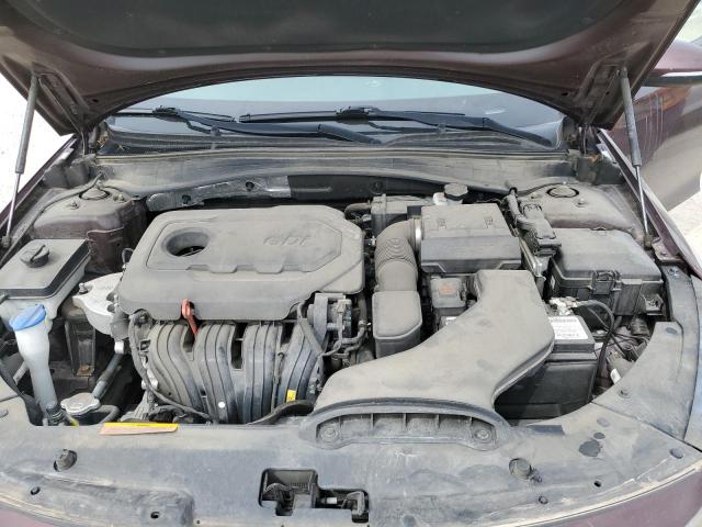 5XXGT4L39KG370559 - 2019 KIA OPTIMA LX ბურგუნდია ფოტო 11