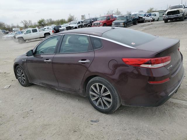 5XXGT4L39KG370559 - 2019 KIA OPTIMA LX ბურგუნდია ფოტო 2