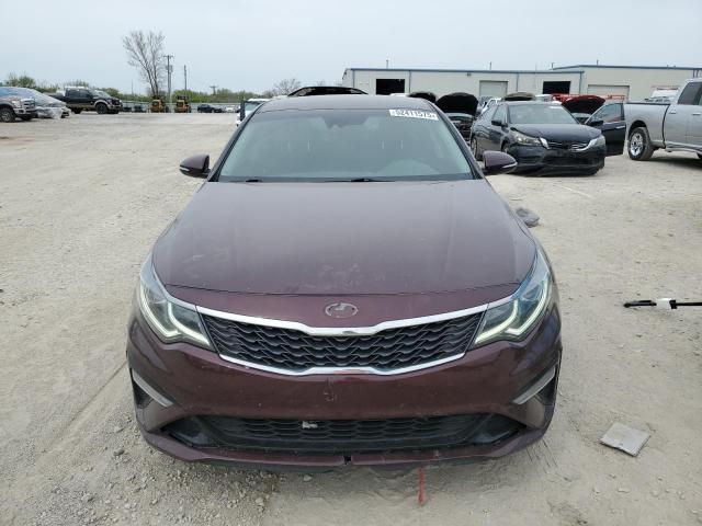 5XXGT4L39KG370559 - 2019 KIA OPTIMA LX ბურგუნდია ფოტო 5