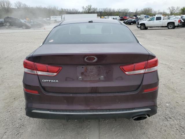 5XXGT4L39KG370559 - 2019 KIA OPTIMA LX ბურგუნდია ფოტო 6
