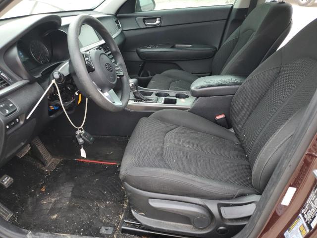 5XXGT4L39KG370559 - 2019 KIA OPTIMA LX ბურგუნდია ფოტო 7
