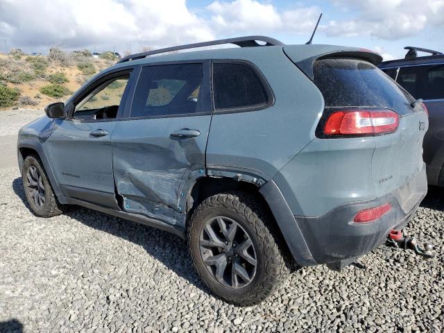 1C4PJMBB0FW642029 - 2015 JEEP CHEROKEE TRAILHAWK ნაცრისფერი ფოტო 2