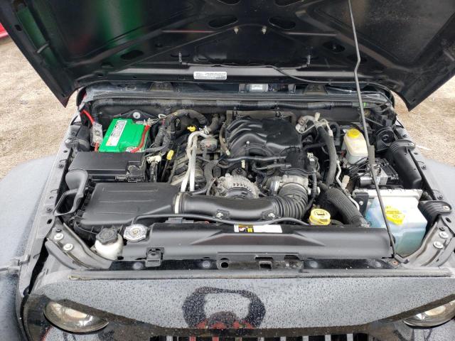 1C4BJWDG6GL177953 - 2016 JEEP WRANGLER U SPORT 黑色 照片 12