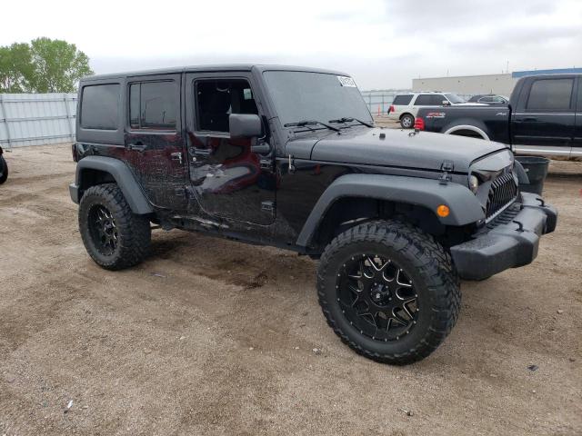 1C4BJWDG6GL177953 - 2016 JEEP WRANGLER U SPORT 黑色 照片 4