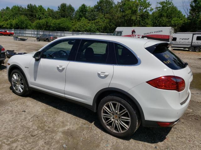 WP1AE2A27ELA51467 - 2014 PORSCHE CAYENNE S HYBRID WHITE photo 2