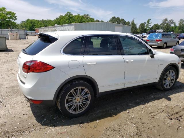 WP1AE2A27ELA51467 - 2014 PORSCHE CAYENNE S HYBRID WHITE photo 3