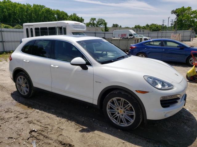 WP1AE2A27ELA51467 - 2014 PORSCHE CAYENNE S HYBRID WHITE photo 4