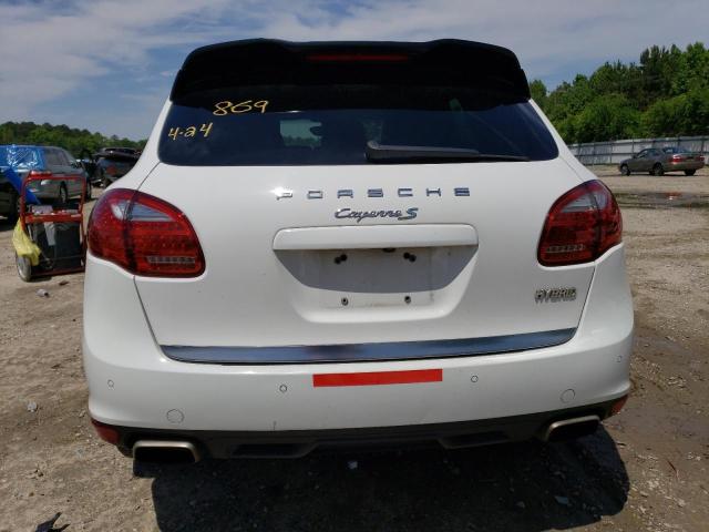 WP1AE2A27ELA51467 - 2014 PORSCHE CAYENNE S HYBRID WHITE photo 6