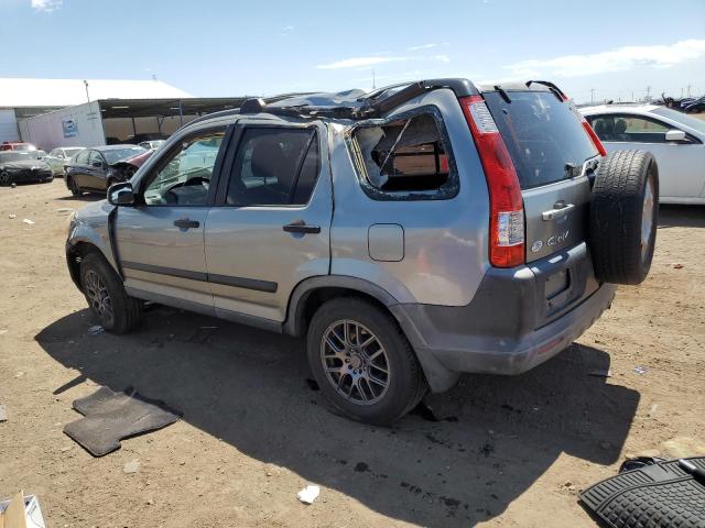 JHLRD68535C019908 - 2005 HONDA CR-V LX GRAY photo 2