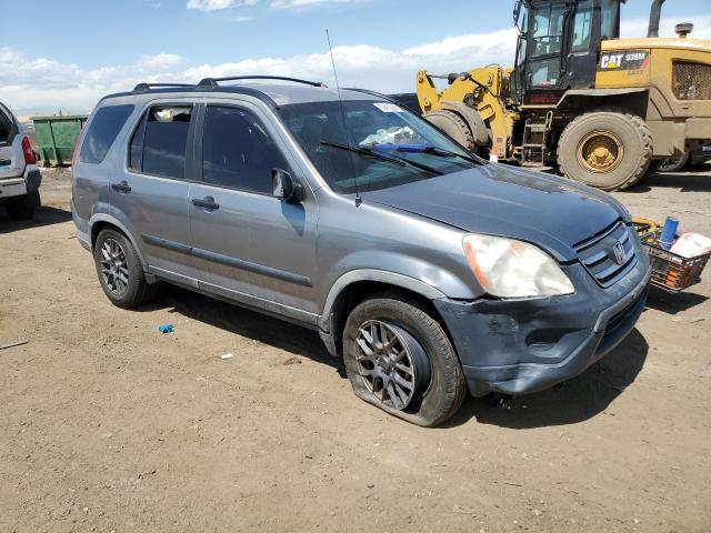 JHLRD68535C019908 - 2005 HONDA CR-V LX GRAY photo 4