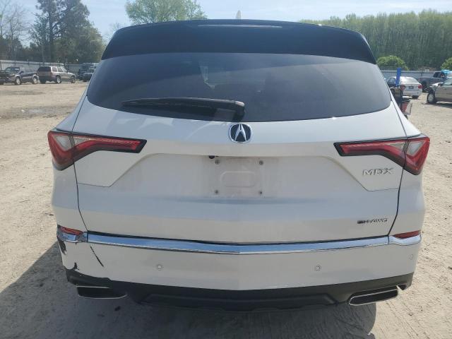 5J8YE1H87PL003203 - 2023 ACURA MDX ADVANCE WHITE photo 6