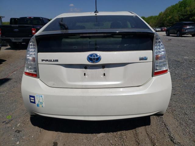 JTDKN3DU6A0059533 - 2010 TOYOTA PRIUS WHITE photo 6