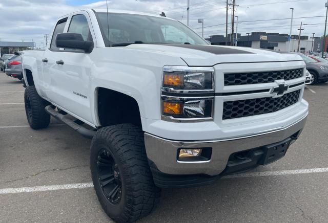 1GCVKREC3EZ351544 - 2014 CHEVROLET SILVERADO K1500 LT WHITE photo 1