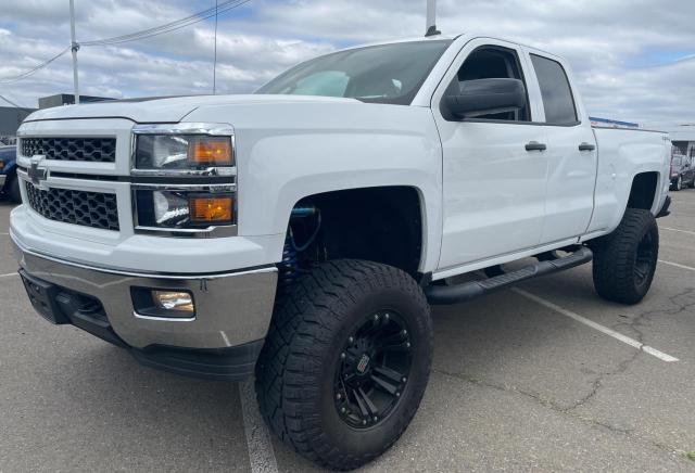 1GCVKREC3EZ351544 - 2014 CHEVROLET SILVERADO K1500 LT WHITE photo 2