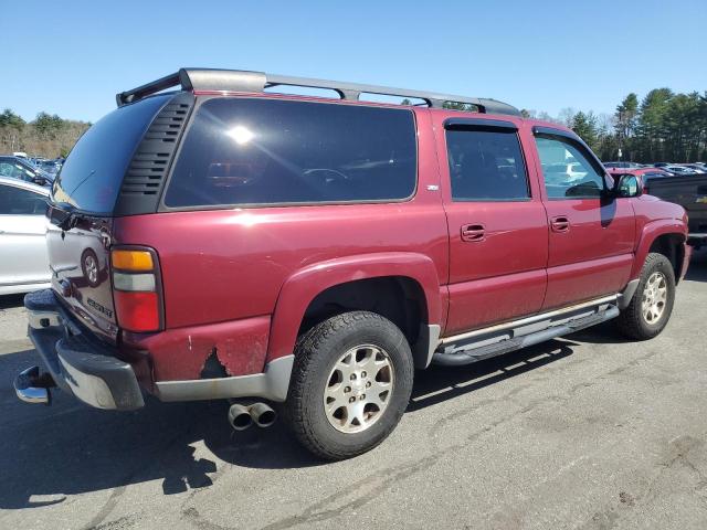 3GNFK16Z85G198398 - 2005 CHEVROLET SUBURBAN K1500 MAROON photo 3