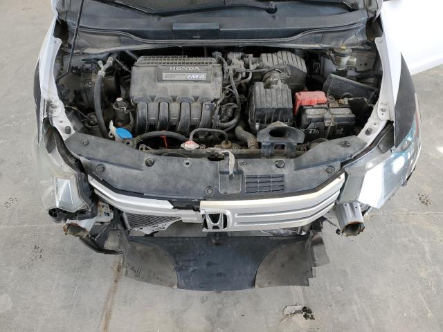 JHMZE2H79AS006261 - 2010 HONDA INSIGHT EX WHITE photo 12