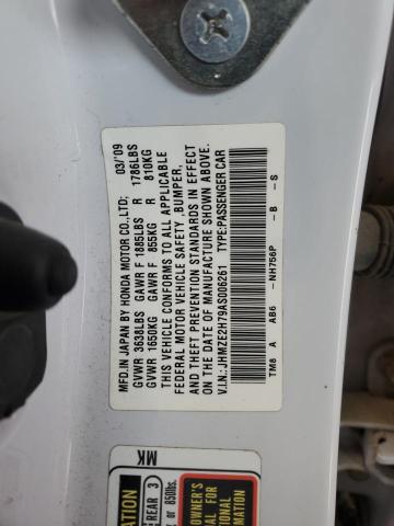 JHMZE2H79AS006261 - 2010 HONDA INSIGHT EX WHITE photo 14