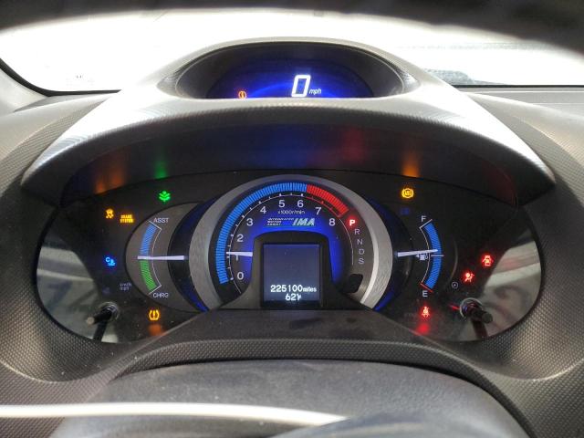 JHMZE2H79AS006261 - 2010 HONDA INSIGHT EX WHITE photo 9