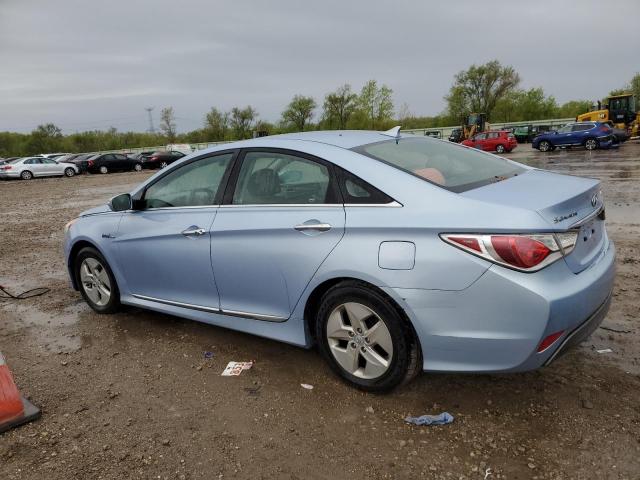 KMHEC4A47BA002214 - 2011 HYUNDAI SONATA HYBRID BLUE photo 2