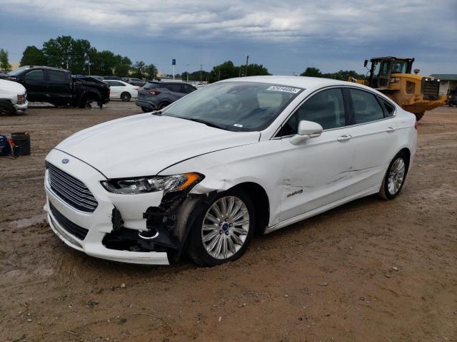 3FA6P0LUXDR206667 - 2013 FORD FUSION SE HYBRID WHITE photo 1