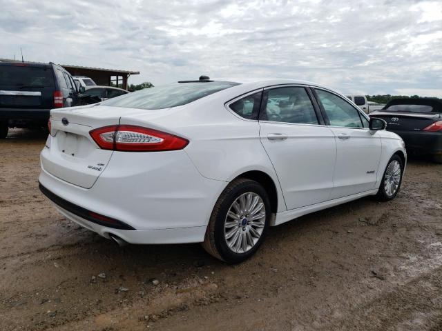 3FA6P0LUXDR206667 - 2013 FORD FUSION SE HYBRID WHITE photo 3