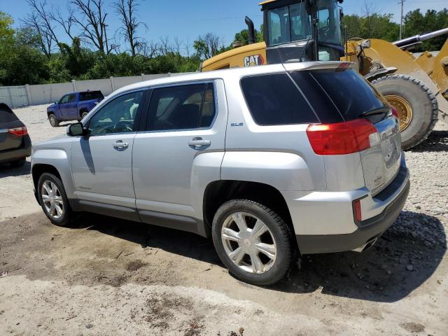 2GKALMEK6H6276123 - 2017 GMC TERRAIN SLE SILVER photo 2