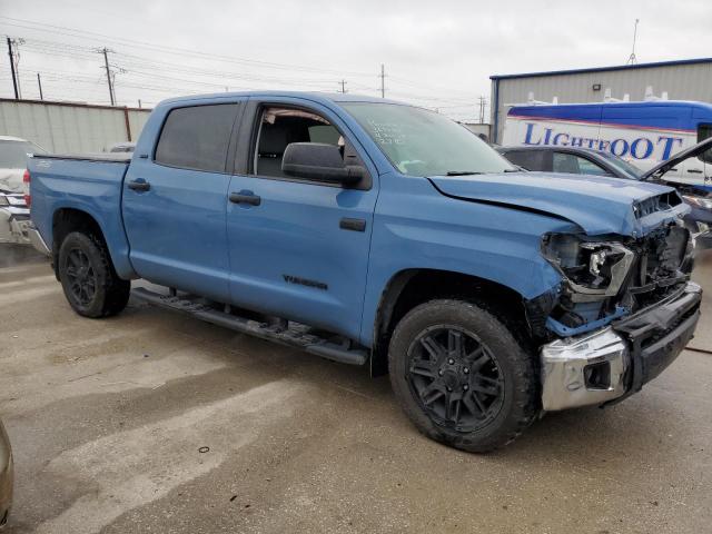 5TFEY5F16MX280757 - 2021 TOYOTA TUNDRA CREWMAX SR5 BLUE photo 4