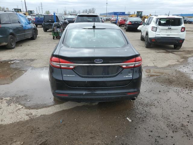 3FA6P0LU7HR315917 - 2017 FORD FUSION SE HYBRID BLACK photo 6