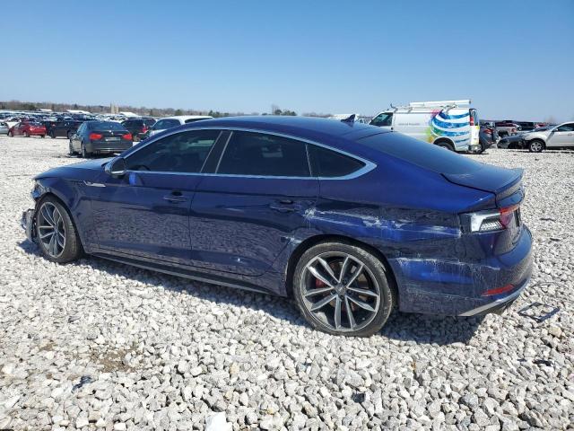 WAUB4CF54JA020763 - 2018 AUDI S5 PREMIUM PLUS ლურჯი ფოტო 2