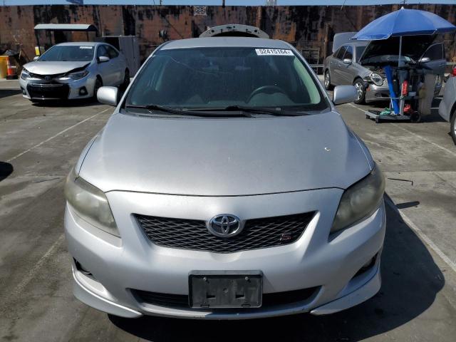 2T1BU4EE0AC407543 - 2010 TOYOTA COROLLA BASE GRAY photo 5