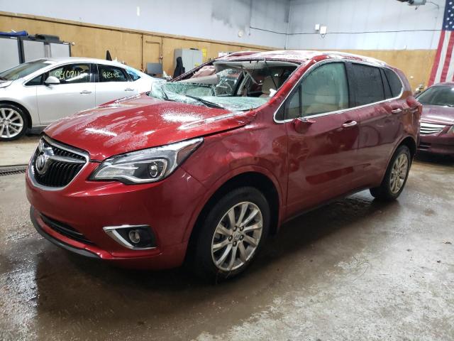 LRBFX2SA9KD105931 - 2019 BUICK ENVISION ESSENCE برغندي صورة 1