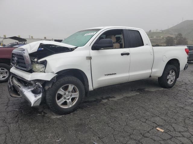 5TFBT54147X004442 - 2007 TOYOTA TUNDRA DOUBLE CAB SR5 WHITE photo 1