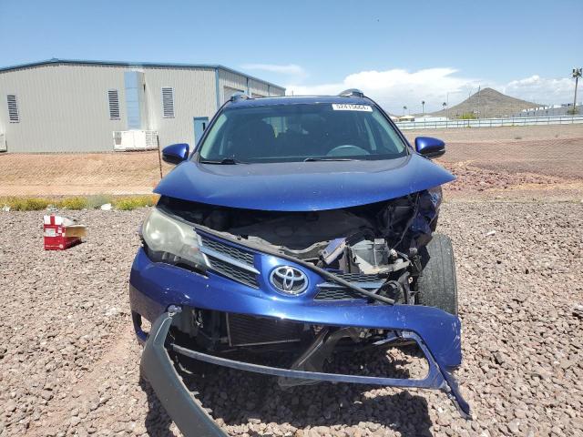 2T3RFREVXEW131454 - 2014 TOYOTA RAV4 XLE BLUE photo 5