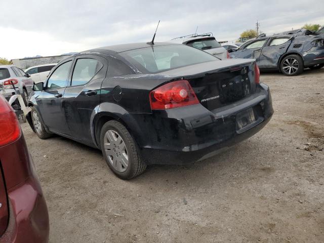 1C3CDZAB1DN653584 - 2013 DODGE AVENGER SE BLACK photo 2