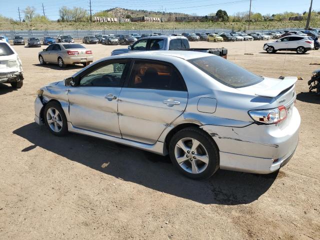 5YFBU4EE7DP098545 - 2013 TOYOTA COROLLA BASE SILVER photo 2