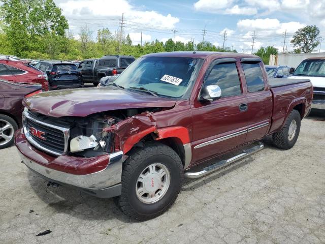 2GTEK19T921150764 - 2002 GMC NEW SIERRA K1500 MAROON photo 1