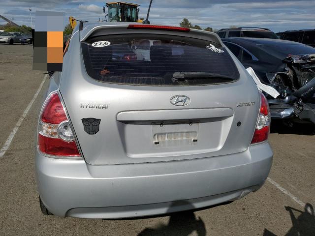 KMHCM3ACXAU170027 - 2010 HYUNDAI ACCENT BLUE GRAY photo 6