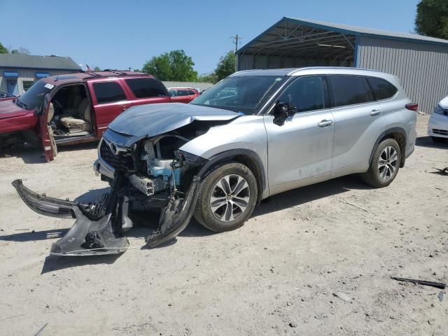 5TDGZRBHXLS517481 - 2020 TOYOTA HIGHLANDER XLE 银色 照片 1