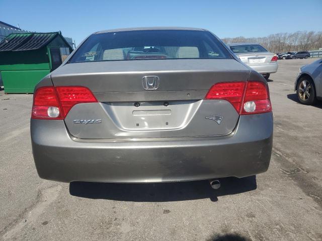 2HGFA16836H507930 - 2006 HONDA CIVIC EX GRAY photo 6