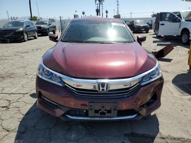 1HGCR2F5XGA204134 - 2016 HONDA ACCORD SPORT BURGUNDY photo 5