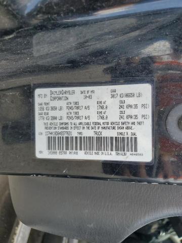 1D7HA18D64S577631 - 2004 DODGE RAM 1500 ST BLACK photo 12