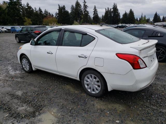 3N1CN7AP8EL815496 - 2014 NISSAN VERSA S WHITE photo 2